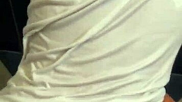 Quickie Bathroom Sex with Stunning Teen 18+ Brunette POV!