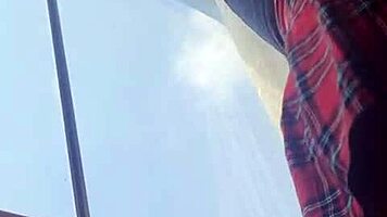 Spying Under Skirts Of Athletic Argentine Secretary Nataly!