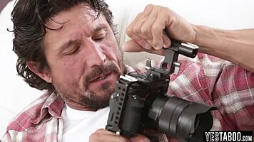 Stepdad Needs to Pay Bills, Cutie Steps In to Help Out.