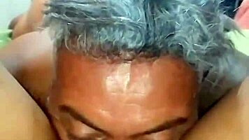 Tattooed Novinha Squirting with Big Ass Action