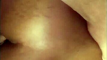 black girl from tinder gets fucked by big white cock