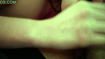 Petite Babe Gives Blowjob to Stepbrother!
