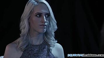 Squirting Milf and Teen 18+ Seduce Each Other