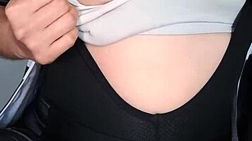 Spinning alumna gets hot after class, dancing wildly! 🔥