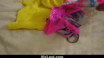 Smoking Hot Stepsister Catches Stepbro Sniffing Her Panties In POV Hardcore