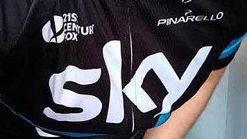 Spinning alumna gets hot after class, dancing wildly! 🔥