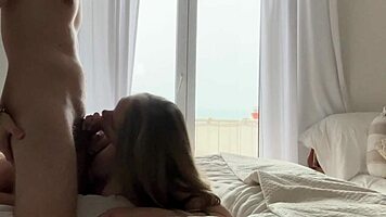 Young Couple Tries Not To Moan During Doggy And Oral For Neighbours