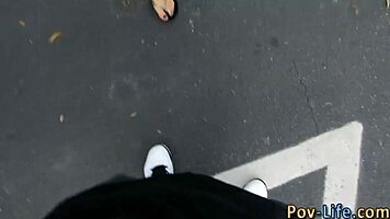 Wow! Teen’s Big Tits Jizzed in POV, What a Messy Load!