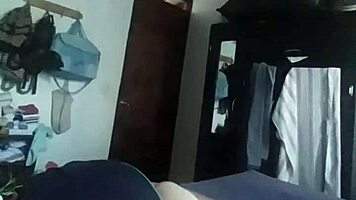 Stepmom entertains alone 😈