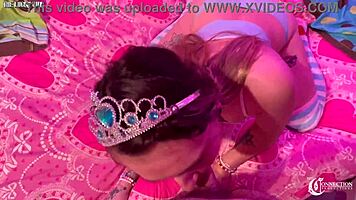 Stepsister Mia Kay Sucks Wet Sloppy Blowjob