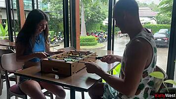 i lost a game and went for a walk outside with cum on my face