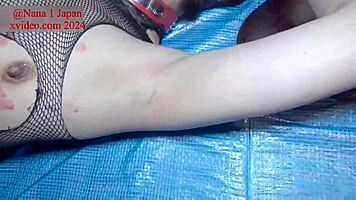 Intimate SM Play with Nana Japan: Blowjob and Fucking in Homemade Quickie