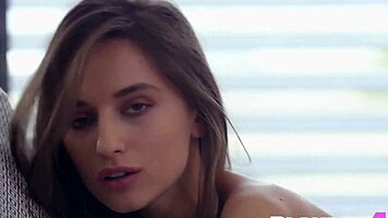 petite teen 18+ gloria sol strips outta amazing lingerie, exposing her perfect big tits body.