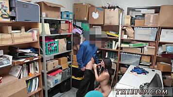 Brunette Teen 18+ Glasses Hd Felony Theft