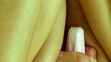 Skinny Blonde Franziska Facella Fucks Produce Dildo