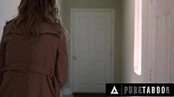 Pure taboo strict stepdad tries to teach slutty stepbae khloe kingsley a lesson