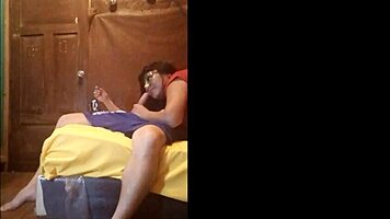 Blessed hot stepmother delivers intense blowjob in real homemade porn.