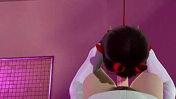 Meruccubus Feels Intense Pleasure After Studying in Uncensored 3D Hentai