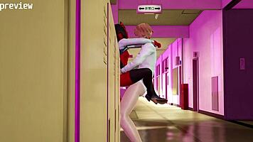 Meruccubus Feels Intense Pleasure After Studying in Uncensored 3D Hentai