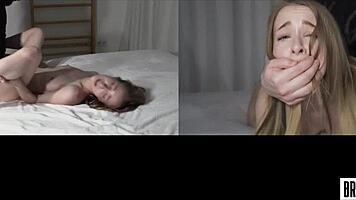 College Slut FUCKED ROUGH by Her Roommates