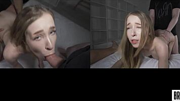 College Slut FUCKED ROUGH by Her Roommates