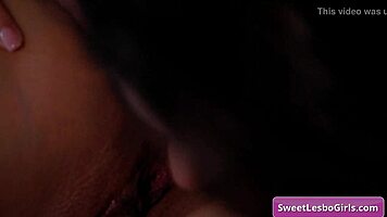 Abigail and Ashlee lesbian teens lick ass and finger pussies