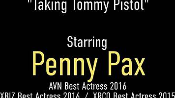 Horny babe Penny Pax licks cum after mouth and pussy fucking