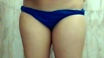 Hey, wanna watch my new girlfriend fingering in the bathroom?