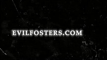 Foster Teen Sucks Monster Cock Desperately