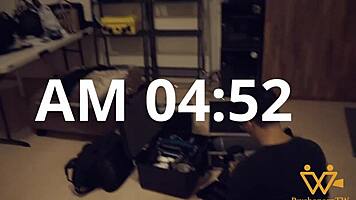 Beach Day With 19-Year-Old Asian Girl Behind Scenes.