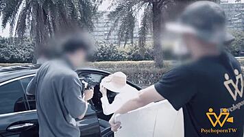 Beach Day With 19-Year-Old Asian Girl Behind Scenes.