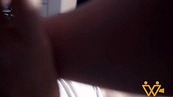 Beach Day With 19-Year-Old Asian Girl Behind Scenes.