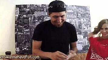 Party teens ride dicks for hardcore fun