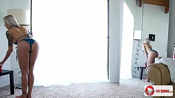 Mila Jade And Elle Ride In Group Doggy Hardcore