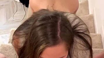 POV Deepthroat and Titjob From Hot Big-Tits Teen Stacy Cruz