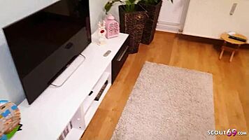 Fucking German Teen After Uni On First Meeting With Facial.