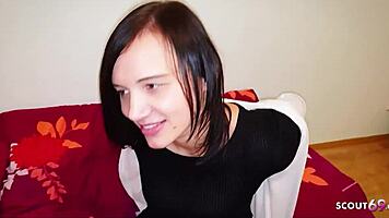 Fucking German Teen After Uni On First Meeting With Facial.