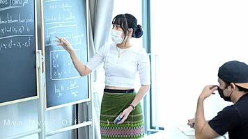 does the beautiful teacher love banging her ass?