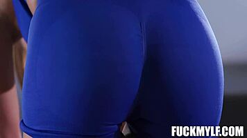 Cassie Del Isla and Ryan Mclane Have Hard Workout Followed by Hard Fuck with Blowjob