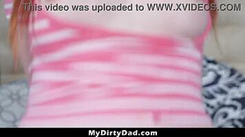 Stepdaughter's friend calls her lesbian, so she snaps pics with stepdad's penis to prove her wrong! 😲