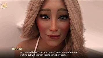 I watch racheal fingering her big ass until the game interrupts us