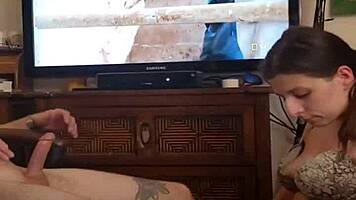 Teen Sucks Cock Desperately to Cover Her Monthly Rent.