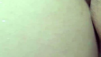 Surprise in the bathroom with a mature woman with a big ass squirting pussy.