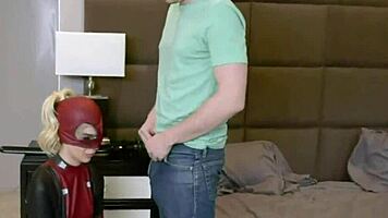 Superhero step sister bella rose fucks with