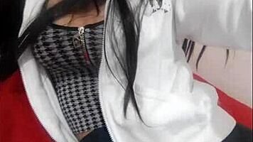 College girl begs to improve her grade part 2