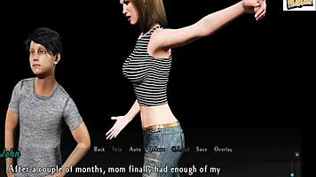 intertwined 1 meeting alexis in a casual 3d anime setting