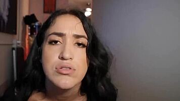 i got my pussy pounded hard by nia bleu after her amazing titjob