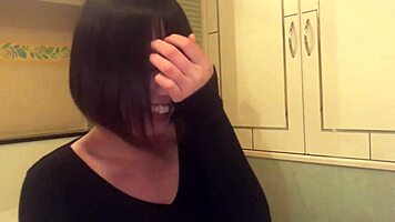 Japanese Teen's Huge Tits Fondled Intensely