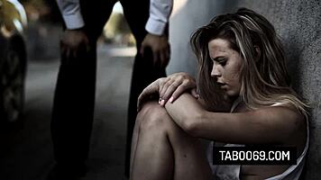 homeless teen 18+ aubrey sinclair got banged by a rich dude, oh man