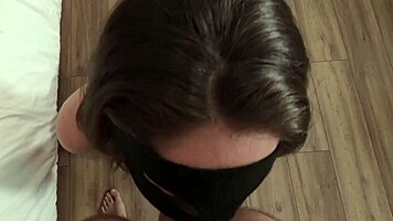 Extreme Deepthroat for Hungry Teen Slut